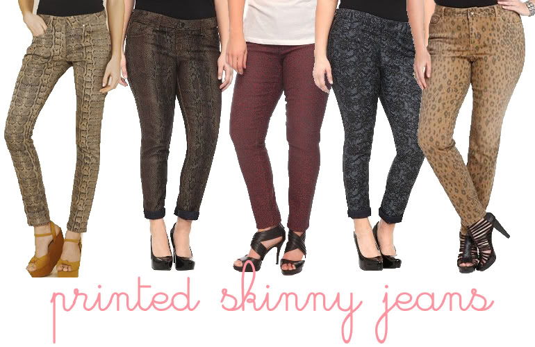 trend spotlight: printed denim - Curvy Girl Chic