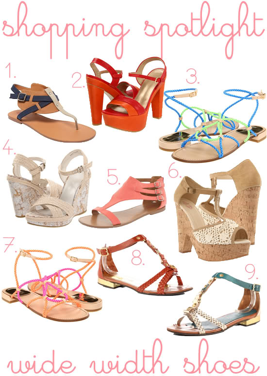 Shopping Spotlight: Wide Width Summer Sandals - Curvy Girl Chic