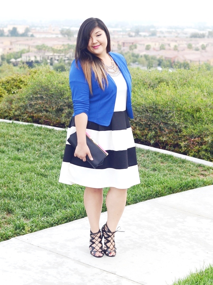 BOLD AND BLUE - Curvy Girl Chic