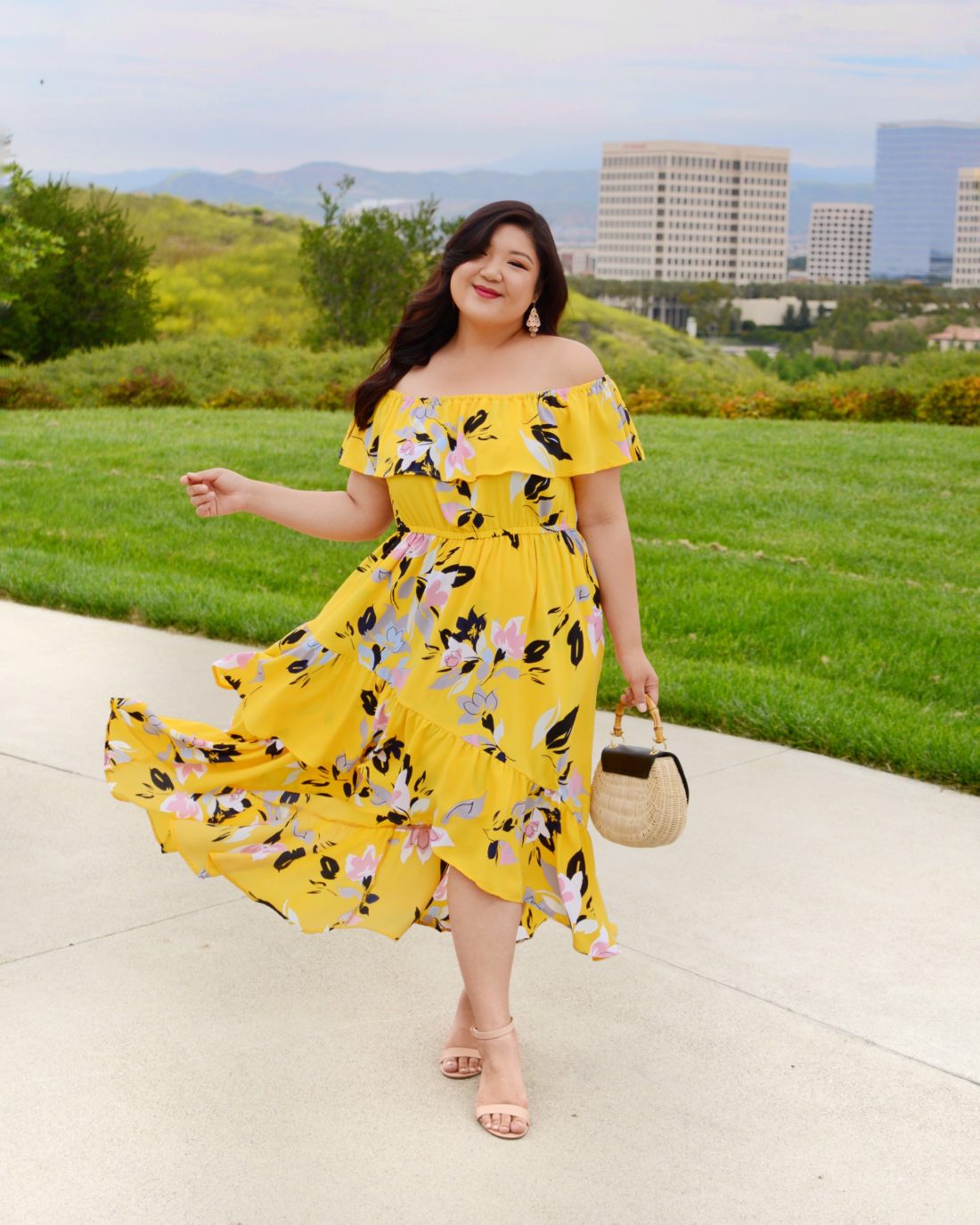 Lane bryant off the shoulder sale dress